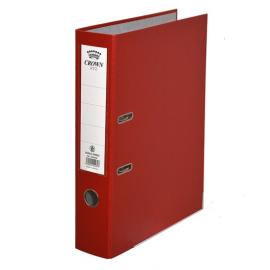 Crown Box File Plastic 8cm Red Color