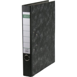 Roco Standard Box File 5cm F4/A4 Black Pressboard  