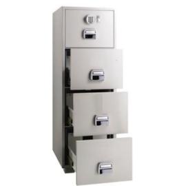 Filing Cabinet 4 Drawer Fire Resistant Key + Digital (Malaysia)