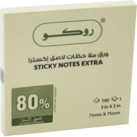 Roco 6314 Full Adhesive Self Stick Notes Extra Heavy Duty 3