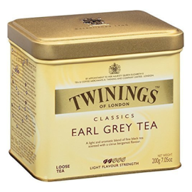 Twinings Tea Earl Grey Can 200gr