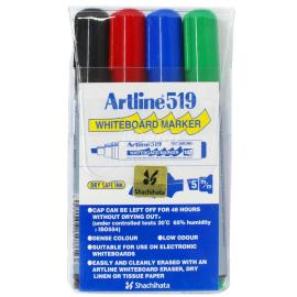 Artline Whiteboard Marker 519 Set 4pcs