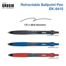 Artline Retractable Ballpoint Pen EK-8410 Red 1mm PK 12pcs