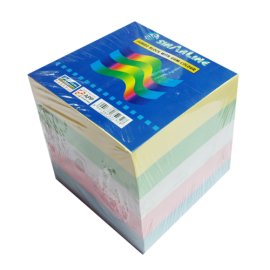 Sinarline Note Pad Colored 9x9x9cm 870 Sheet