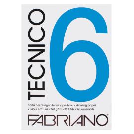 Fabriano Tecnico Soft 240gr A4 Pack 20 Sheet 
