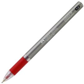 Faber Castell SPEEDX 1.0 Grip Dry Ink Pen Red Ink Color 1mm Ballpoint PK 10pcs