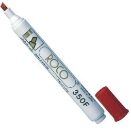 Roco F350 Permanent Marker 1-4mm Chisel Tip Red 