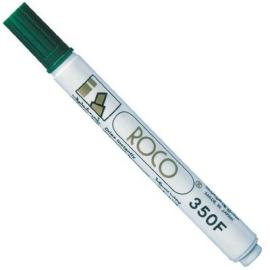 Roco F350 Permanent Marker 1-4mm Chisel Tip Green 