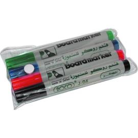 Roco Whiteboard Marker 1.5-3mm Round Tip Assorted Color 
