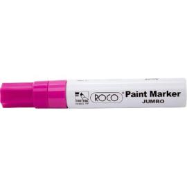 ROCO Jumbo Paint Marker 8mm Chisel Tip Pink 