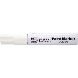 ROCO Jumbo Paint Marker 8mm Chisel Tip White 