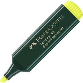 Faber Castell TextLiner48 Highlighter 1.2 - 5mm Chisel Tip Yellow 