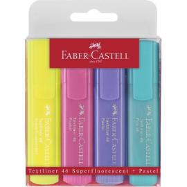 Faber-castell Textliner 1546 Highlighter 1-5mm Chisel Tip Assorted Color 
