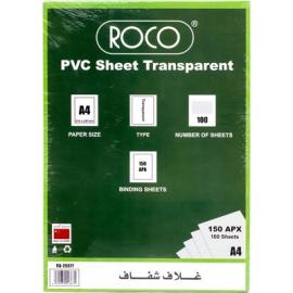 Roco Plastic Sheets A4 (21X29.7cm) PVC (PolyVinylChloride) Clear 100 Sheet
