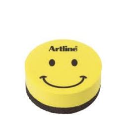 Artline Whiteboard Eraser Yellow Smily Face 