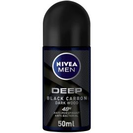 Nivea Deodorant Roll Deep Black Carbon For Men 50ml