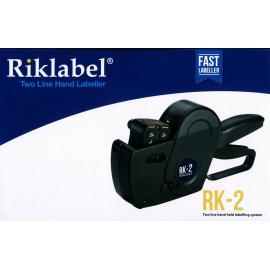 Riklabel RK-2 Manual Pricing Machine With Expiry Date 2 Line