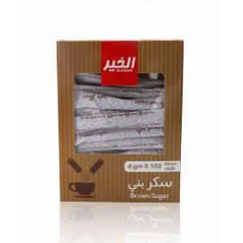 Al Khair Brown Sugar Sticks 4gr*100pcs