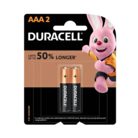DURACELL Battery Alkaline AAA 2pcs