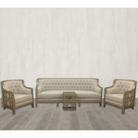 LORD GHORAZ Sofa Set Cloth Material 3+3+3+1+1 With Tea Tables