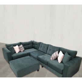 IKEA Design Sofa Set Corner Cloth Material Size 3.5x2m With Buff