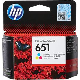 HP 651 Tri-color Original Ink Advantage Cartridge - C2P11AE