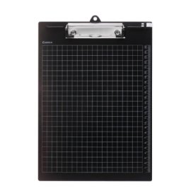 Clipboard With Clip Rulled A4 Black Color 