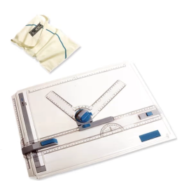 HEBEL Geometric Drawing Board A3 With a Plastic Planning Head And a Moving Ruler With a Bag (Germany)