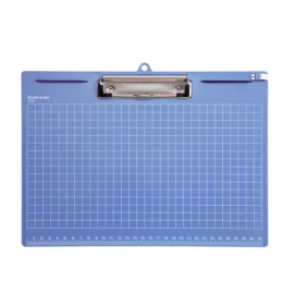 Clipboard With Clip Rulled A4 Horizontal BK+BL 