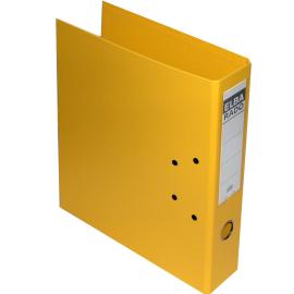 Elba Rado PVC Box File 6cm A4 Yellow 