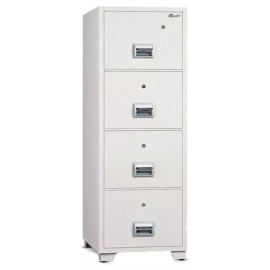 FINLOYD High Quality Safe 4 Drawers Size H153 x W54 x D68 Weight 320kg Cream Color