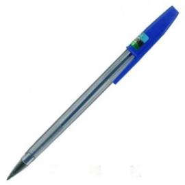 Uni-Ball Uni-Sas Dry Ink Pen Blue Ink Color Fine/Medium Ballpoint PK 12pcs