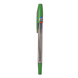Uni-Ball Uni-Sas Dry Ink Pen Green Ink Color Fine/Medium Ballpoint PK 12pcs