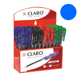 Claro Technik Ball Pen Blue Ink 50pcs  