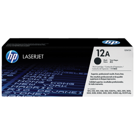 HP 12A Black Original LaserJet Toner Cartridge - Q2612A