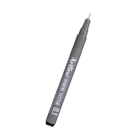 Artline Geometric Drawing and Marking Pen Black 0.1mm Pk 12pcs  