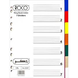 Roco Plastic Divider A4 1-7 Color  