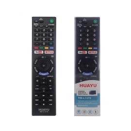 HUAYU RM-L1370 Remote Control For Sony LED TV with YouTube/Netflix Buttons  
