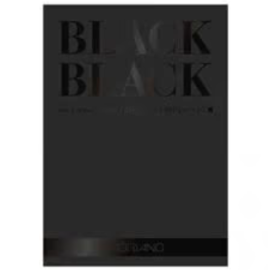 Fabriano Drawing Book Black Paper Cardboard 300gr 20 Sheet A3  