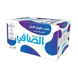 Al Safi Full Fat Milk Long Life 1L Box 12pcs