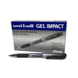 Uni-Ball UM-153S Gel Impact Roller Ball Blue Pen 1.0mm  