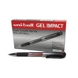 Uni-Ball UM-153S Gel Impact Roller Ball Red Pen 1.0mm  