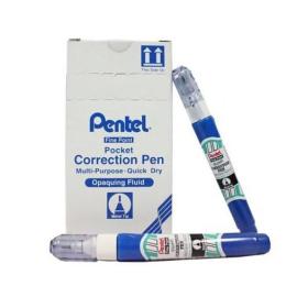 Pentel Correction Pen Roller ball Fine Point 7ml PK 12pcs 
