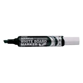 Pentel Maxiflo Whiteboard Marker Medium Chisel Tip PK 12pcs Black 