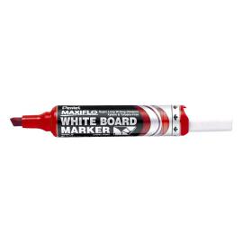 Pentel Maxiflo Whiteboard Marker Medium Chisel Tip PK 12pcs Red 