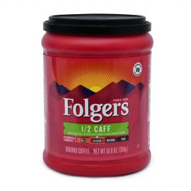 Folgers Roasted Coffee 1/2 Caff Medium 306gr