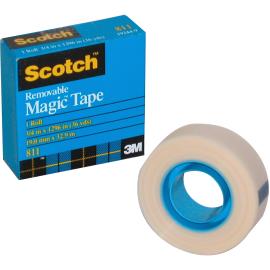 3M Scotch Removable Magic Tape 3/4X1296inch Clear  