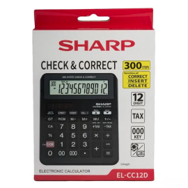 SHARP Calculator 12 Digit Model EL-CC12D