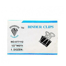 Diamond Binder Clip 15mm  
