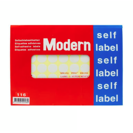 Modern Price Self Label Round Size 19mm PK 700pcs  